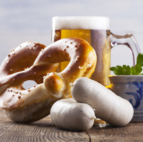 Weisswurstfrühstück im Cafe Morizz